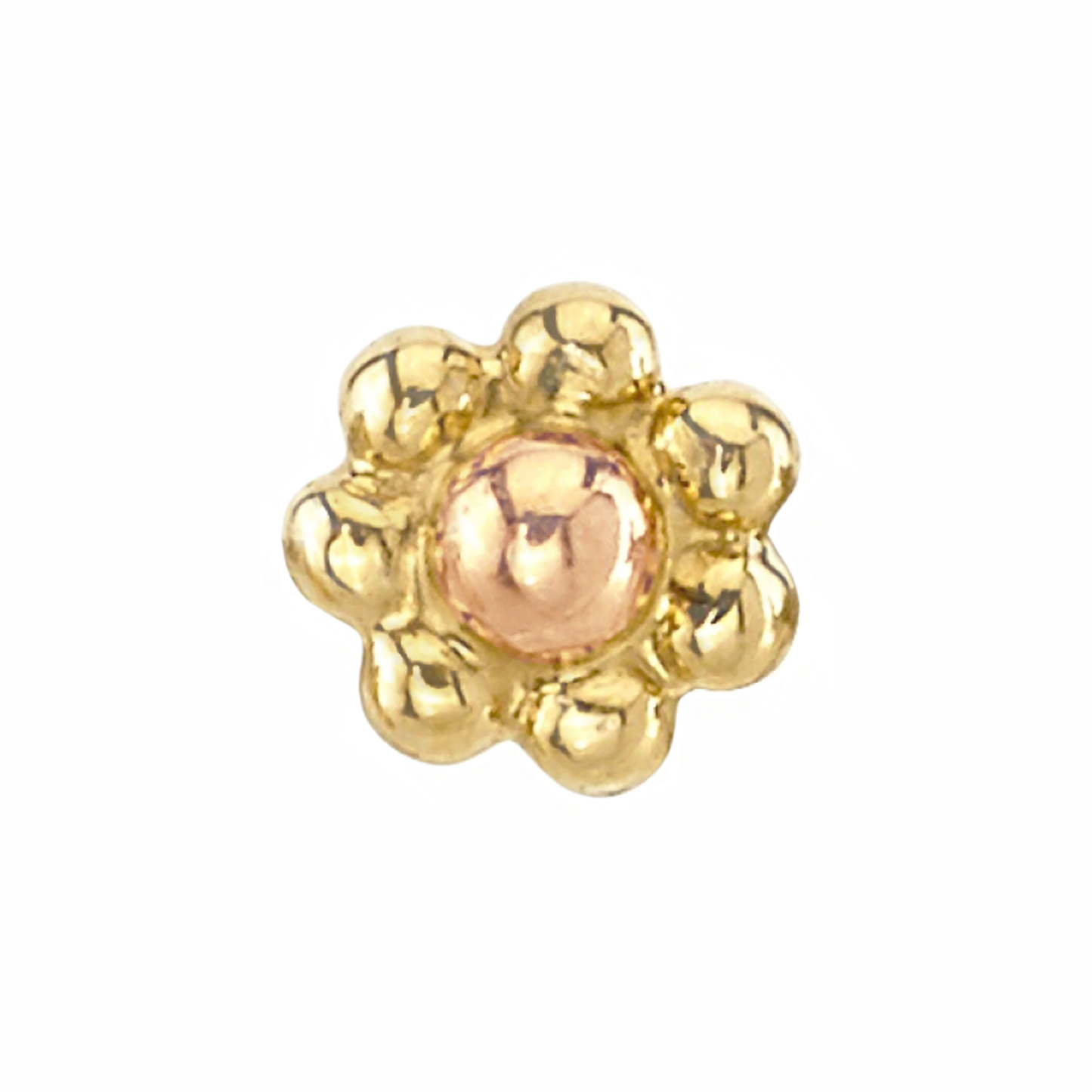 Beaded Flower Threadless End