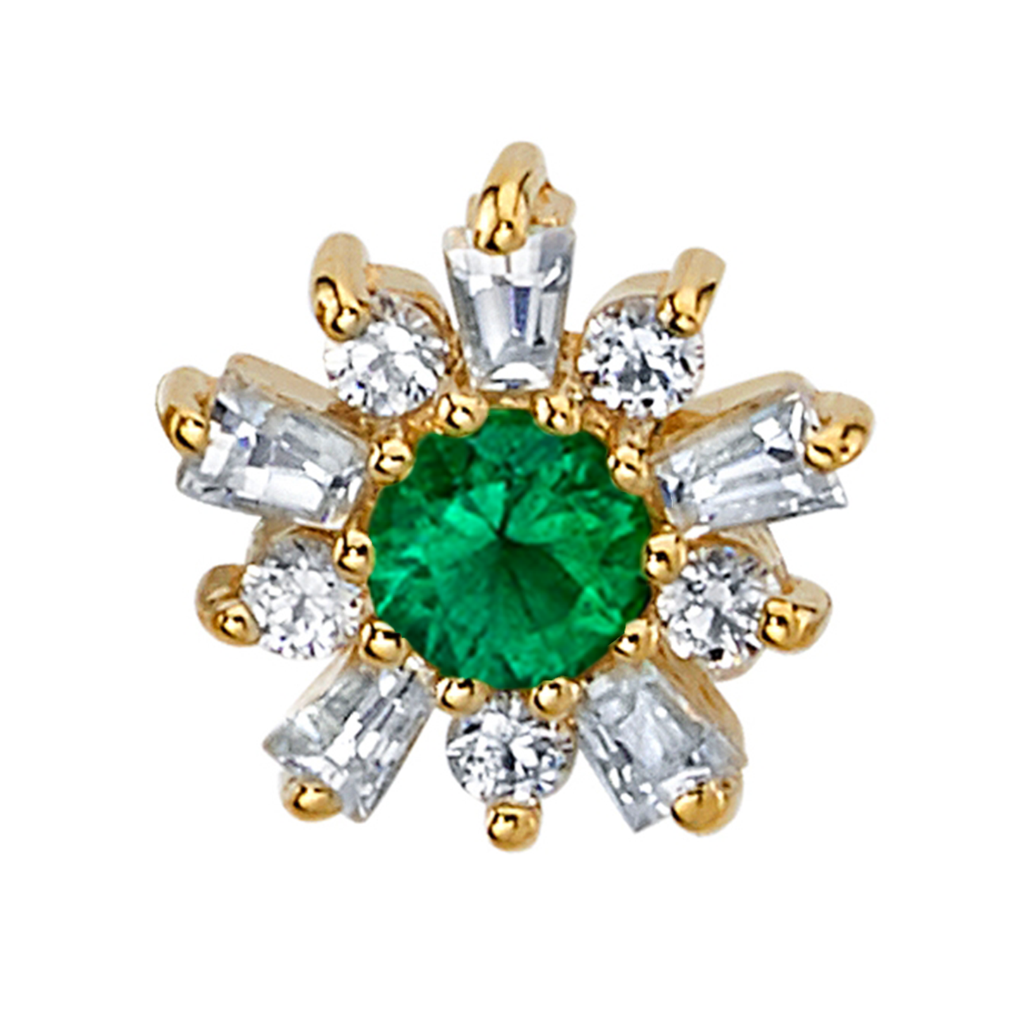 Gemstone Elaine Threaded End