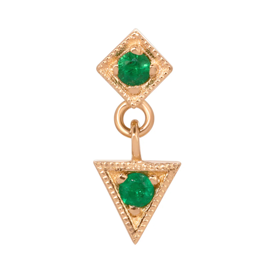Emerald Arrow Threadless End