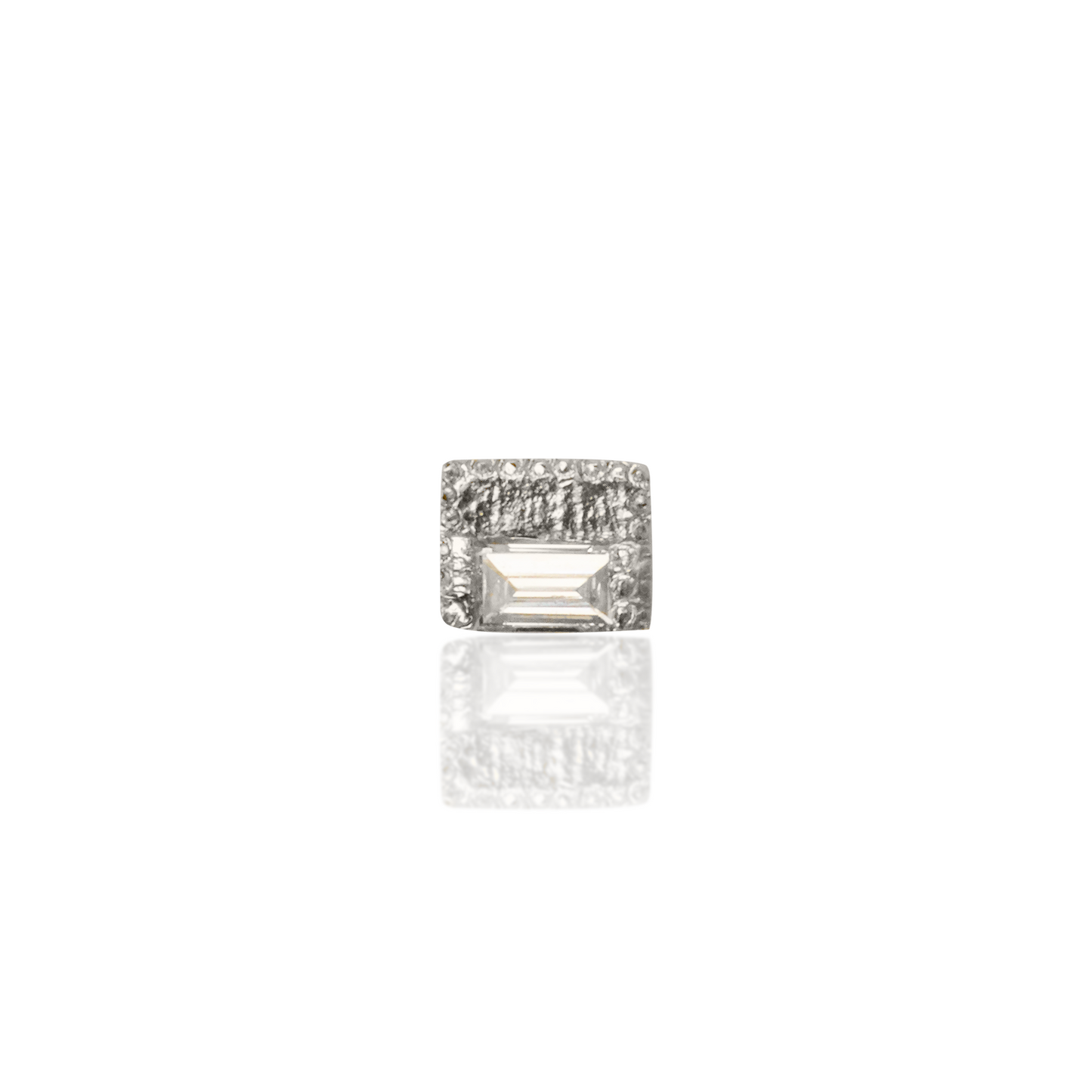 Diamond Baguette Block Threadless End