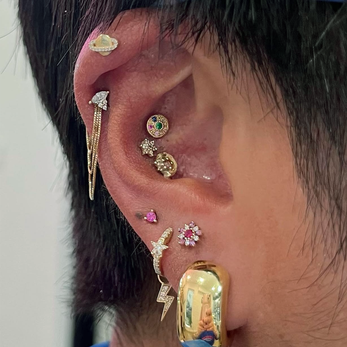Gemstone Elaine Threaded End