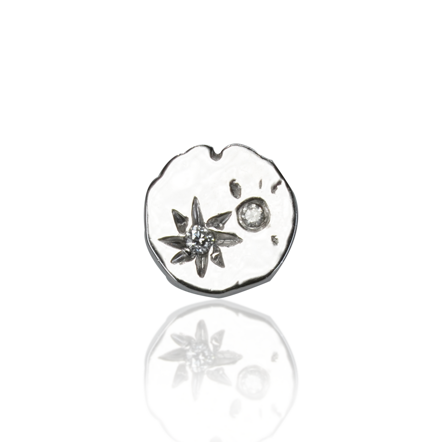 Celestial with Diamonds Threadless End