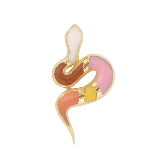 Slick Threadless End with Pleasing Tan Enamel
