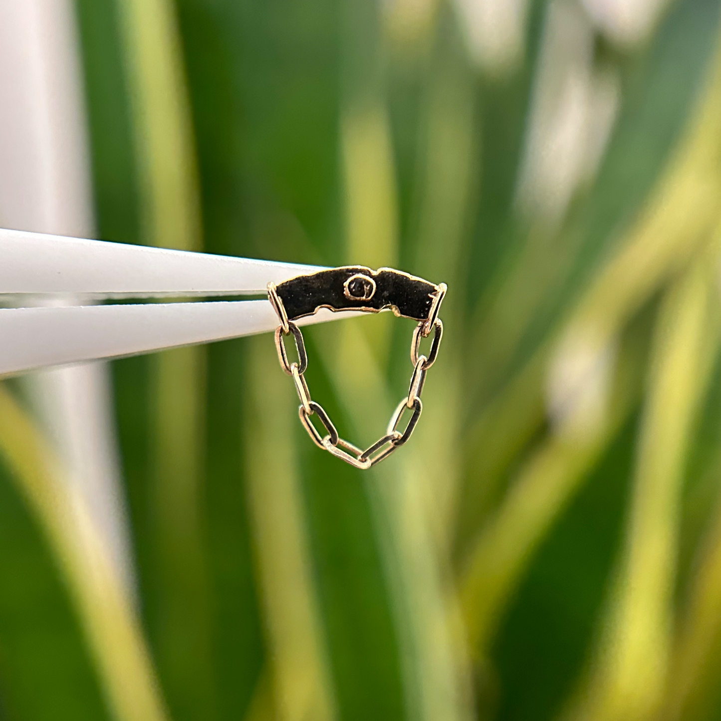 Arched Chain Drop Threadless End