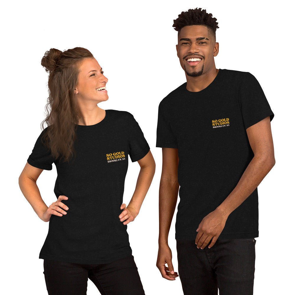 So Gold Bamboo Hoop Unisex Tee
