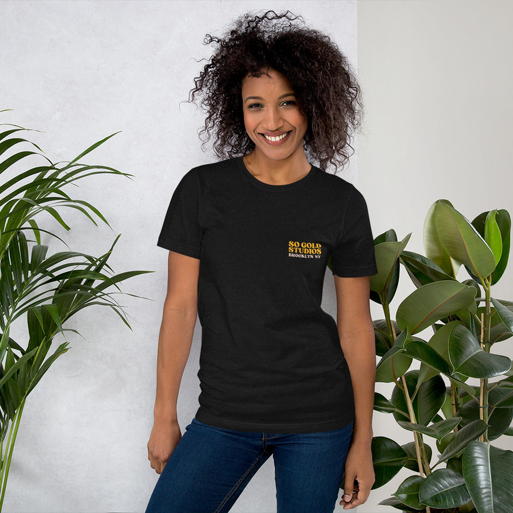 So Gold Bamboo Hoop Unisex Tee