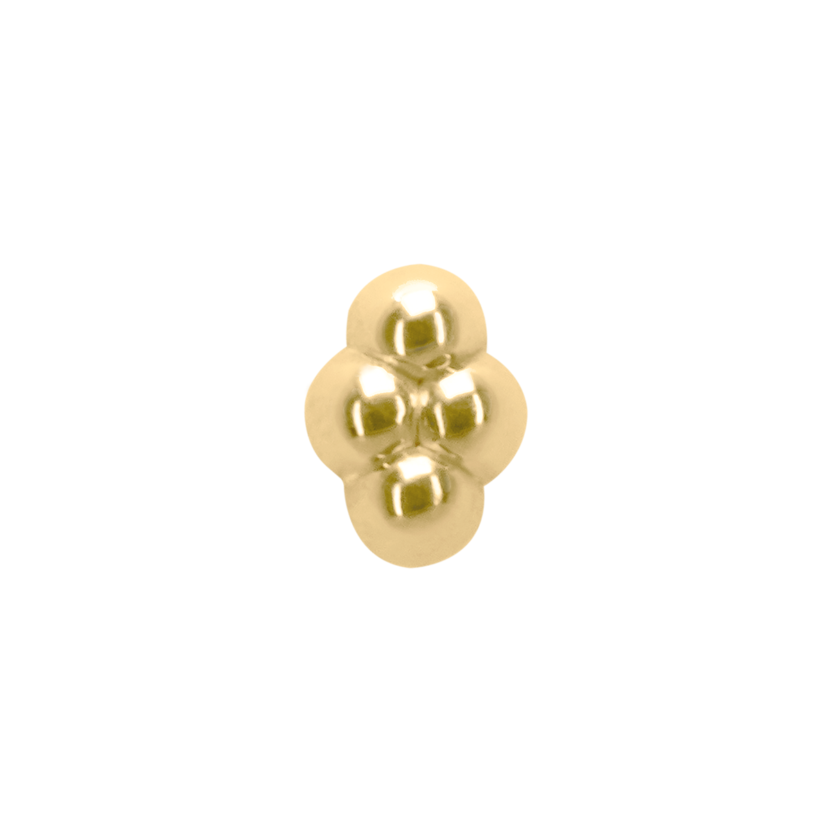 Quad Bead Cluster Threadless End – So Gold Studios