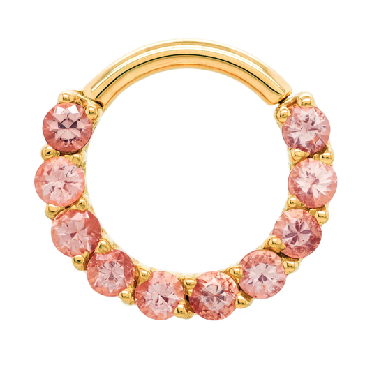 2mm Gemstone Oaktier Hinge Ring