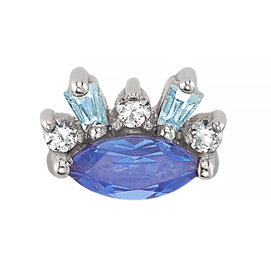 Tanzanite Change of Heart Threaded End