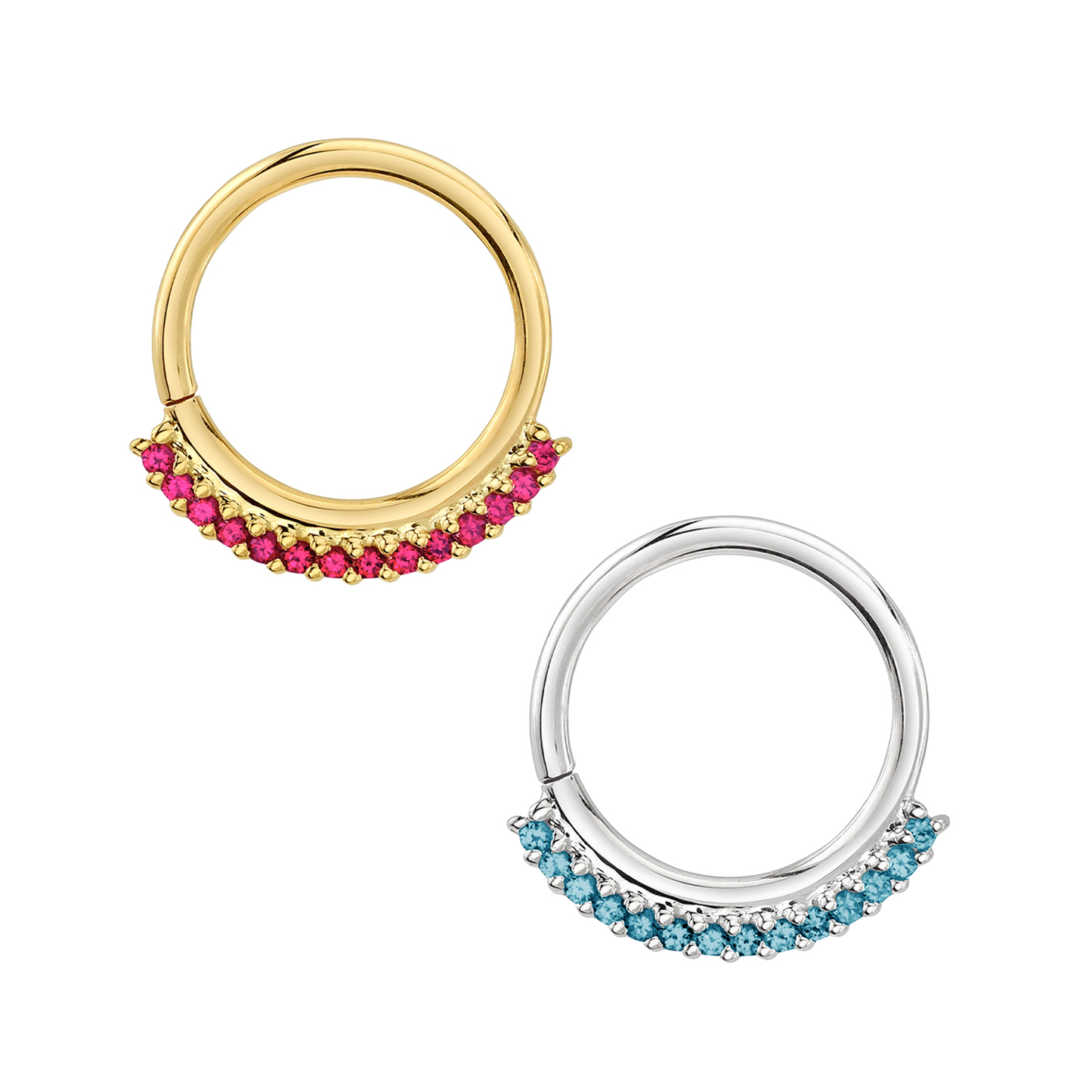 Gemstone Dahlia Seam Ring