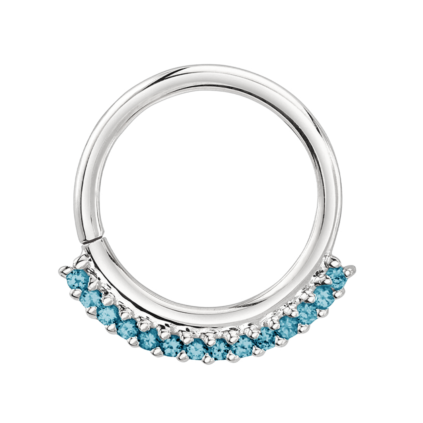 Gemstone Dahlia Seam Ring