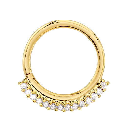 Diamond Dahlia Seam Ring