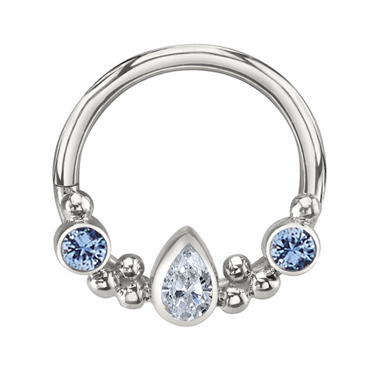 Inside Out Eden Pear Seam Ring