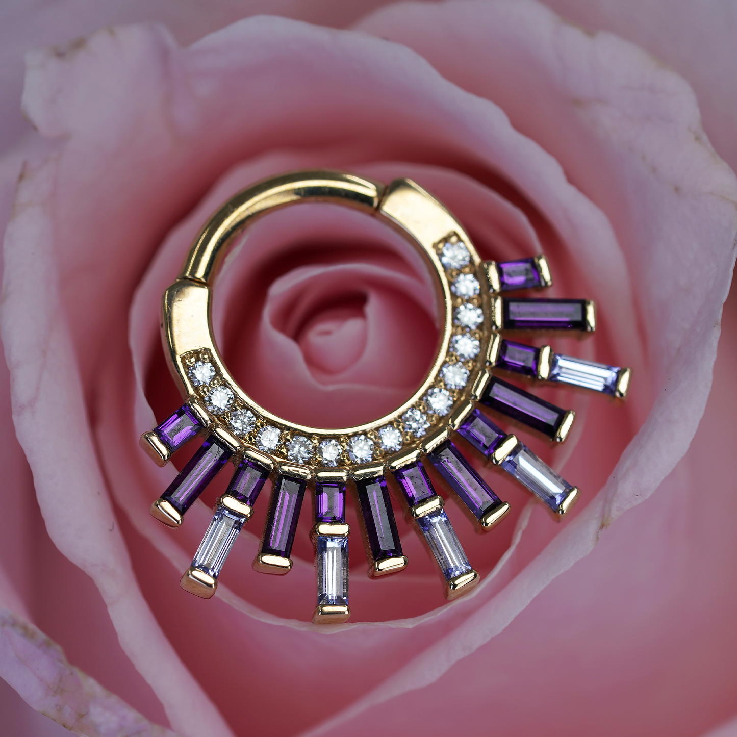 Mountain of Light Hinge Ring