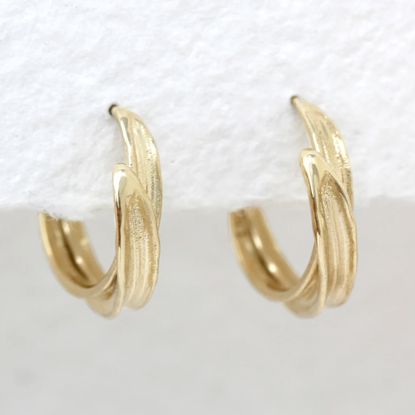 Gleam Brushstroke Hoops