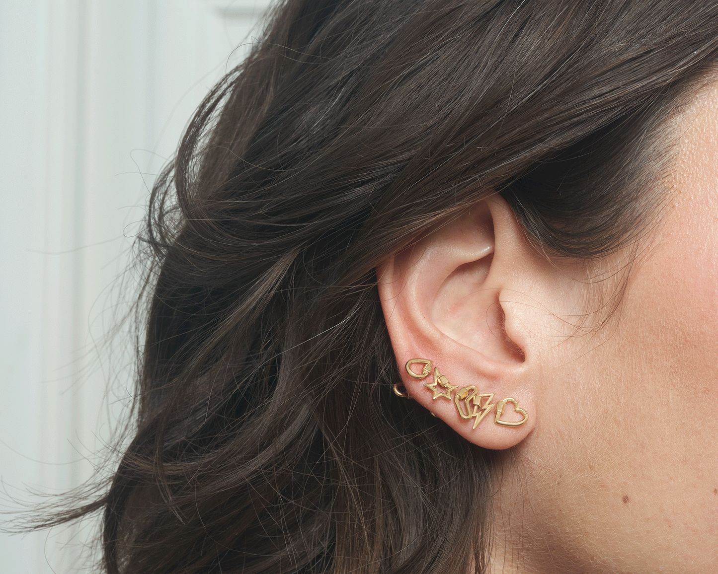 Marla Aaron Lockette Threaded Earrings
