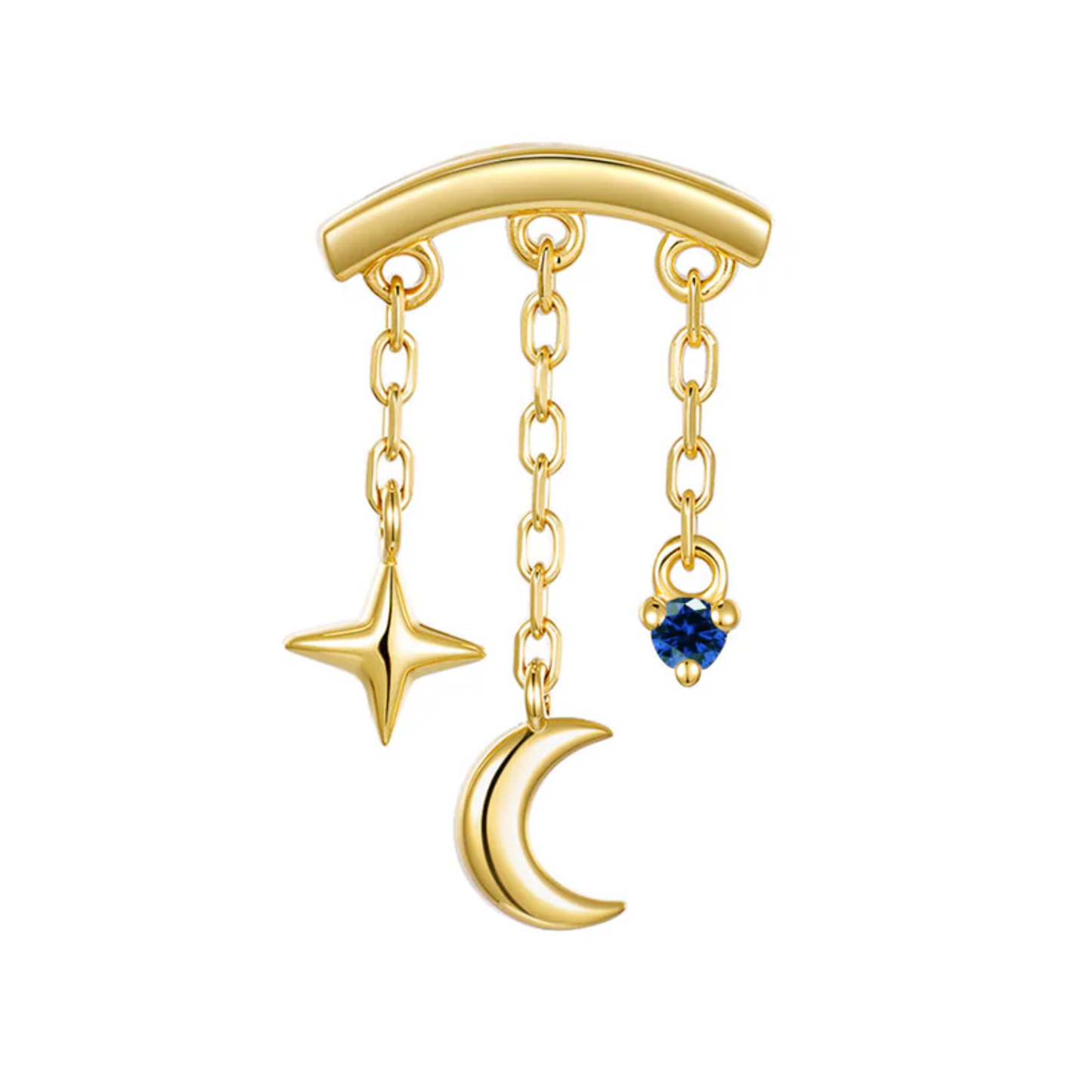 Gemstone Cassiopeia Threadless End