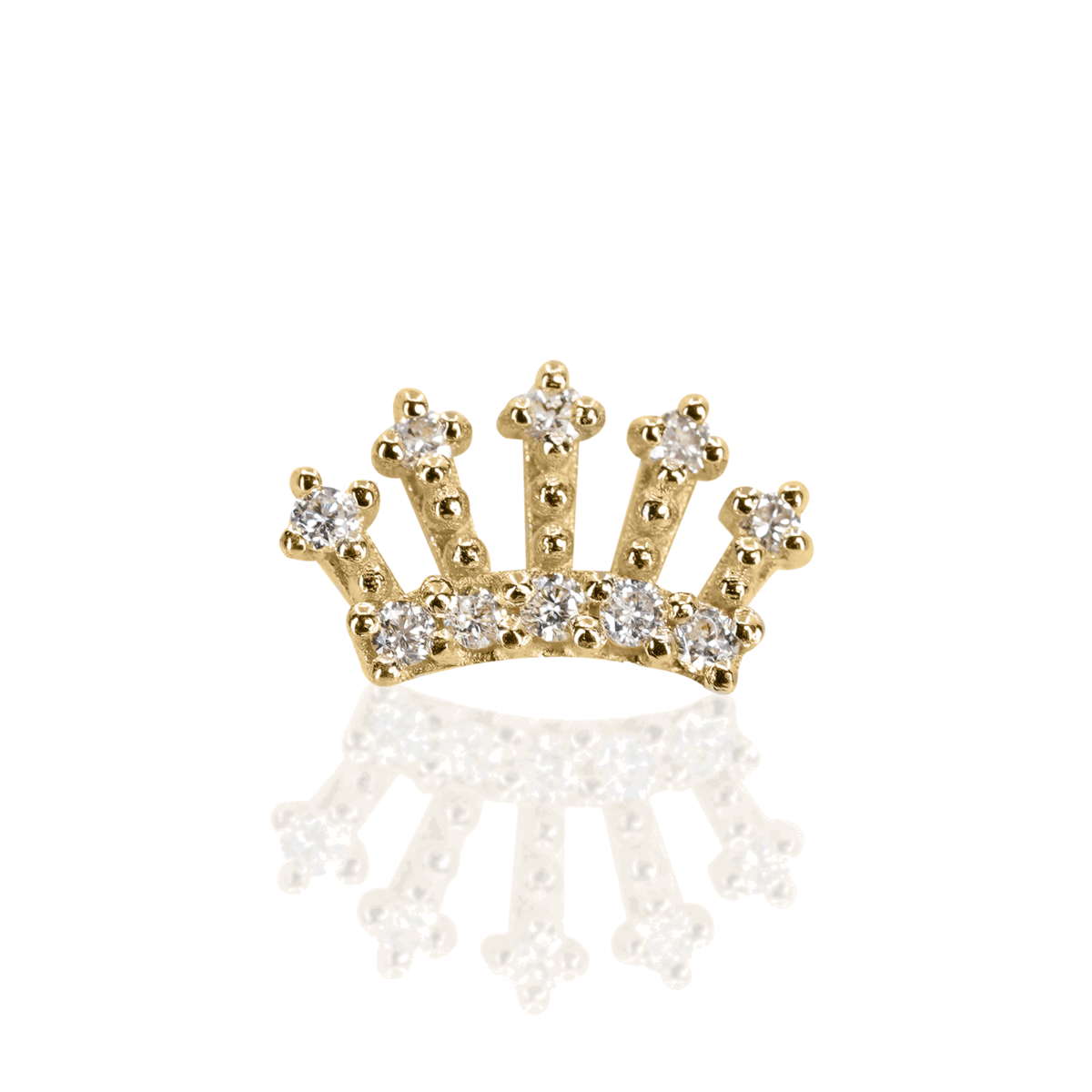 Mini Diamond Crown Threaded End